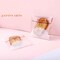 200 Pieces 5.5x5.5in Lovely Lace Bowknot Clear Biscuit Roasting Treat Present DIY Plastic Candy Individual Wrappers Self Adhesive OPP Cookie Bakery Decorating Favor Bags